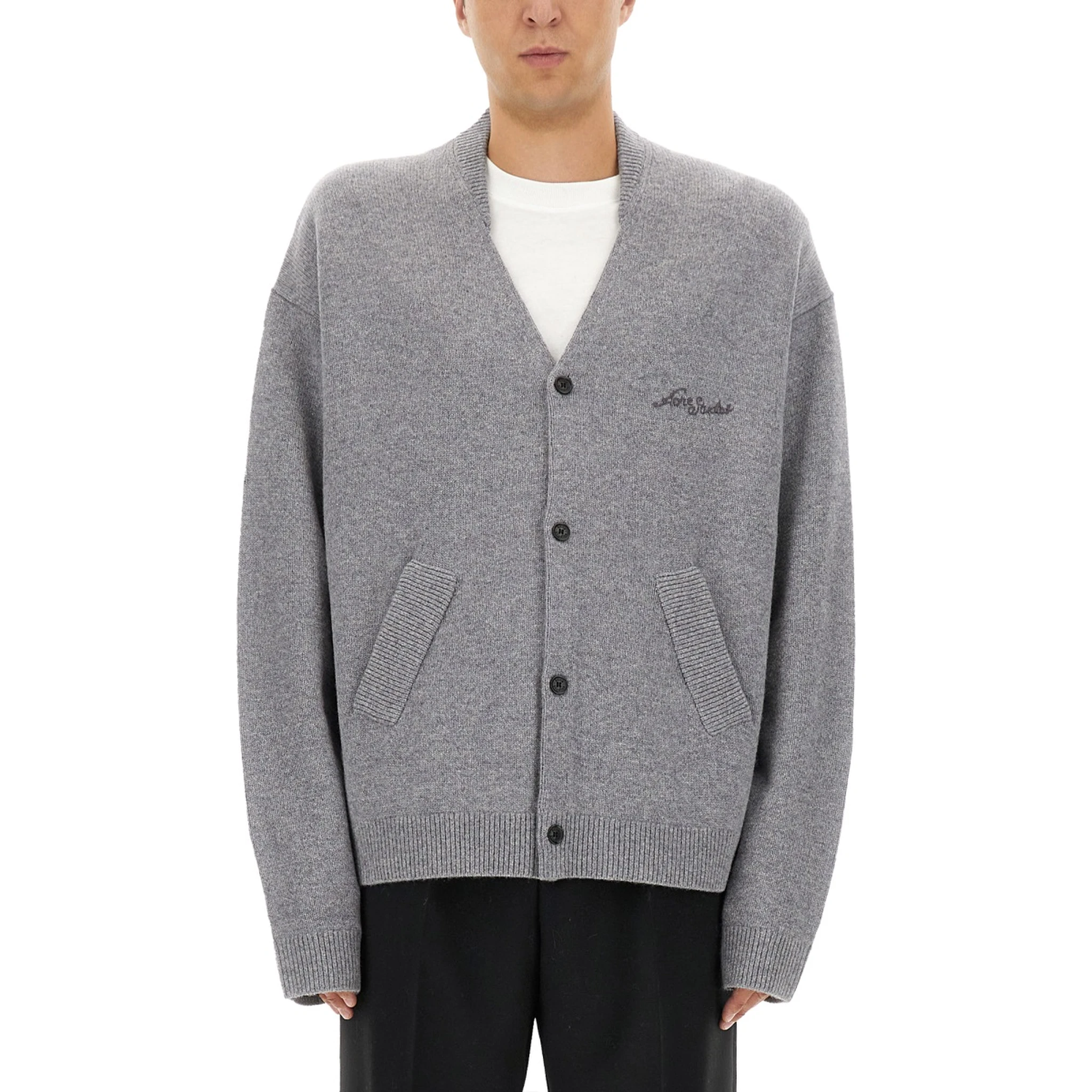 كارديجان بياقة على شكل حرف V