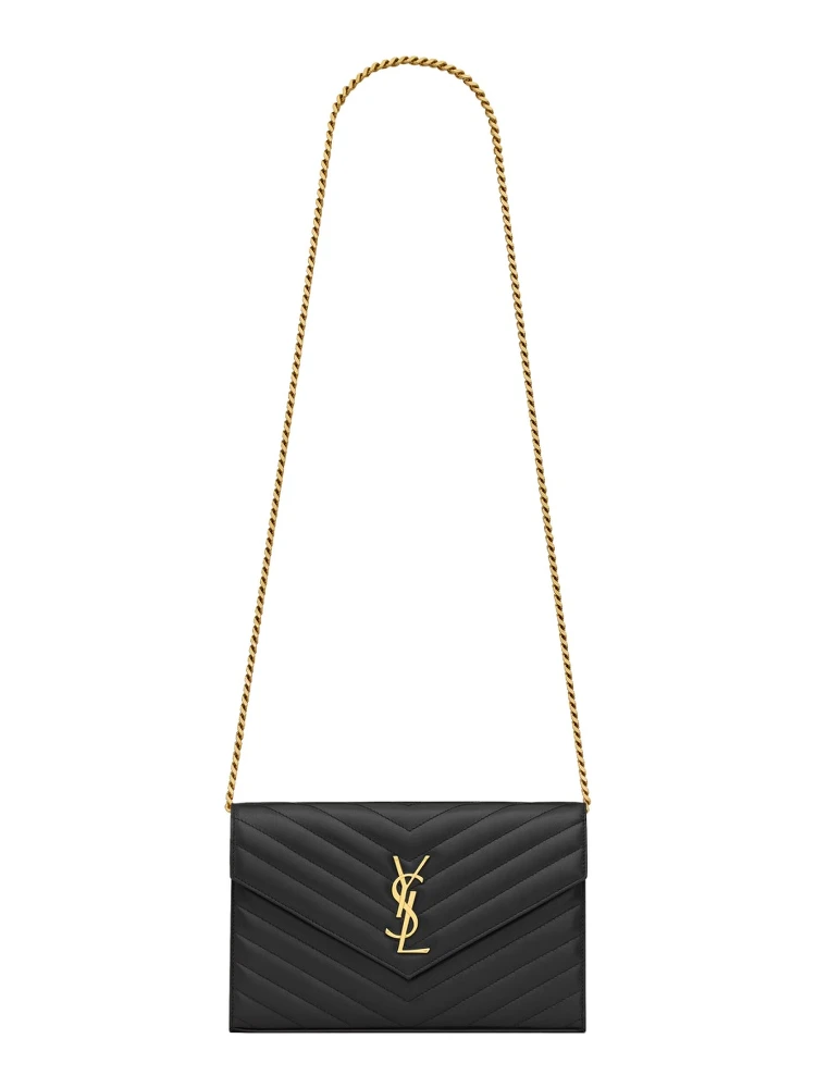 "CASSANDRE" CLUTCH BAG WITH CHAIN