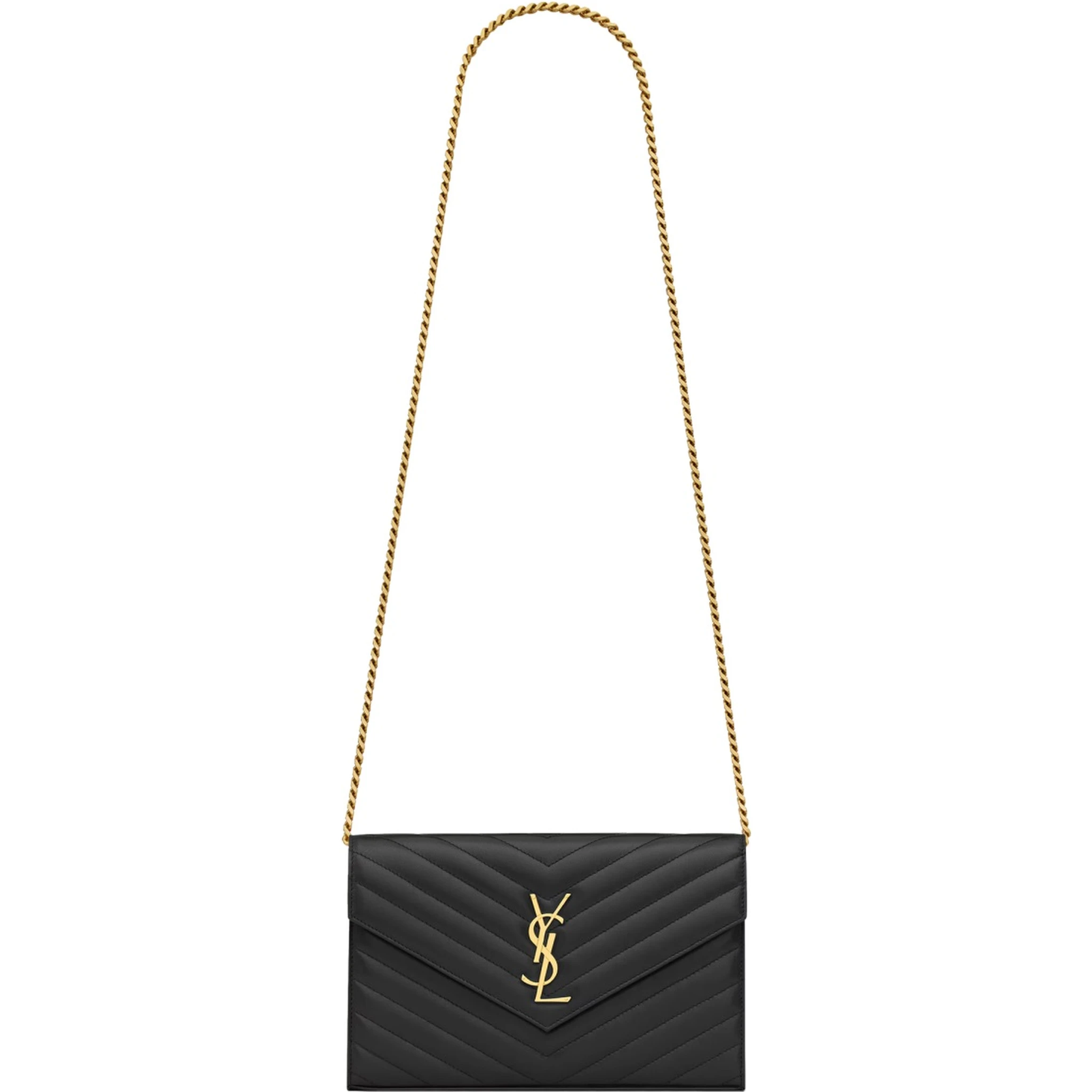 "CASSANDRE" CLUTCH BAG WITH CHAIN