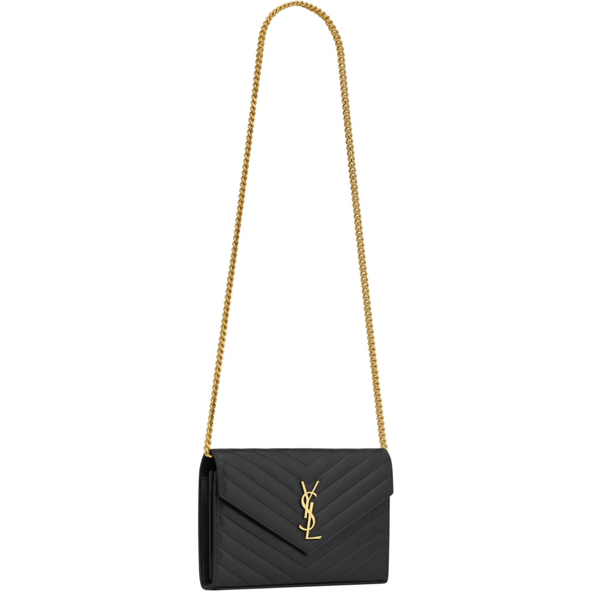 "CASSANDRE" CLUTCH BAG WITH CHAIN