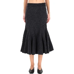 CASHMERE MIDI SKIRT