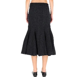 CASHMERE MIDI SKIRT