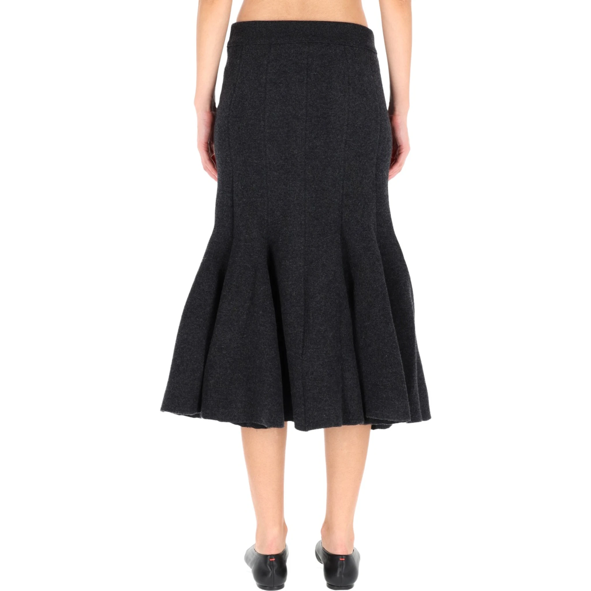 CASHMERE MIDI SKIRT