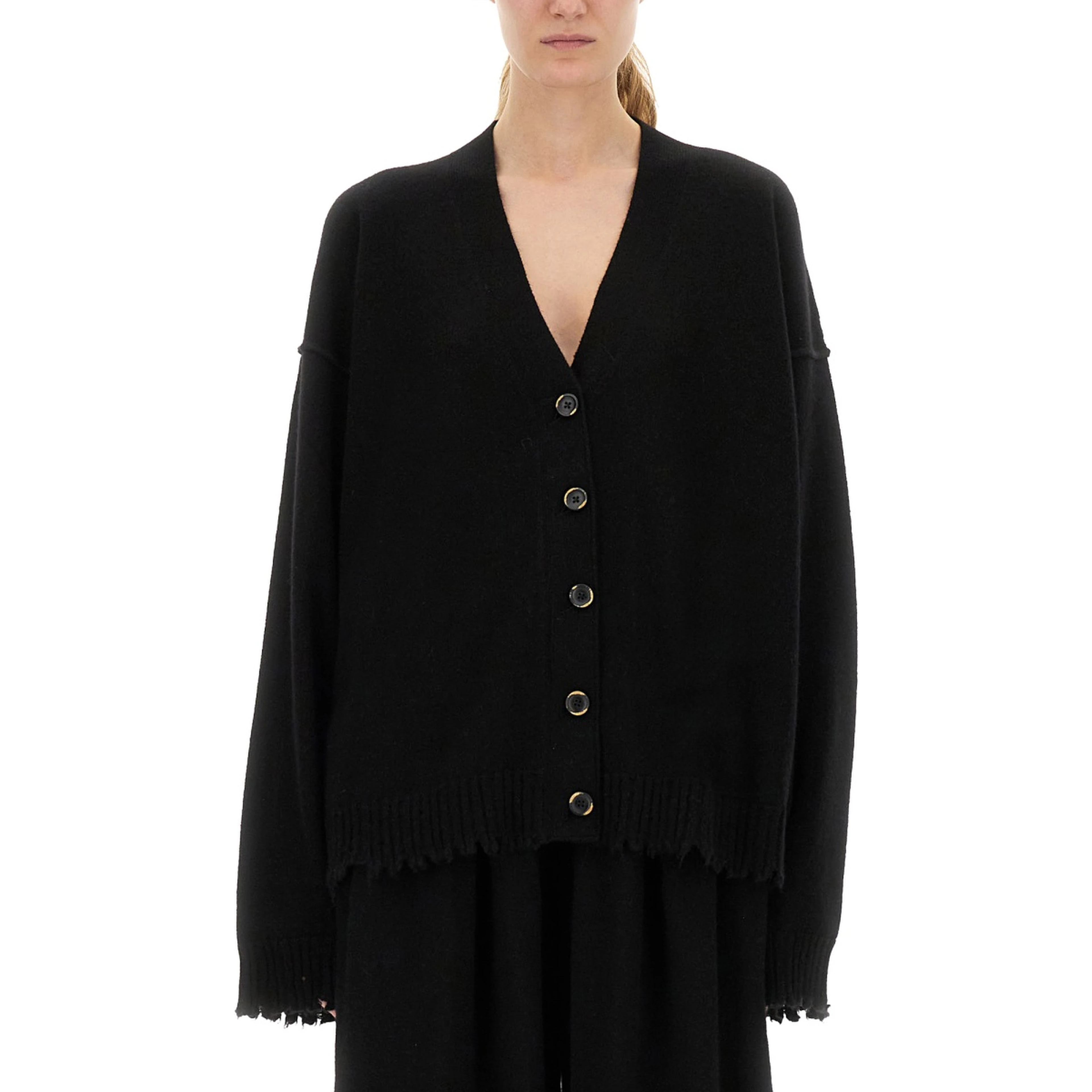 CASHMERE CARDIGAN WITH BUTTONS