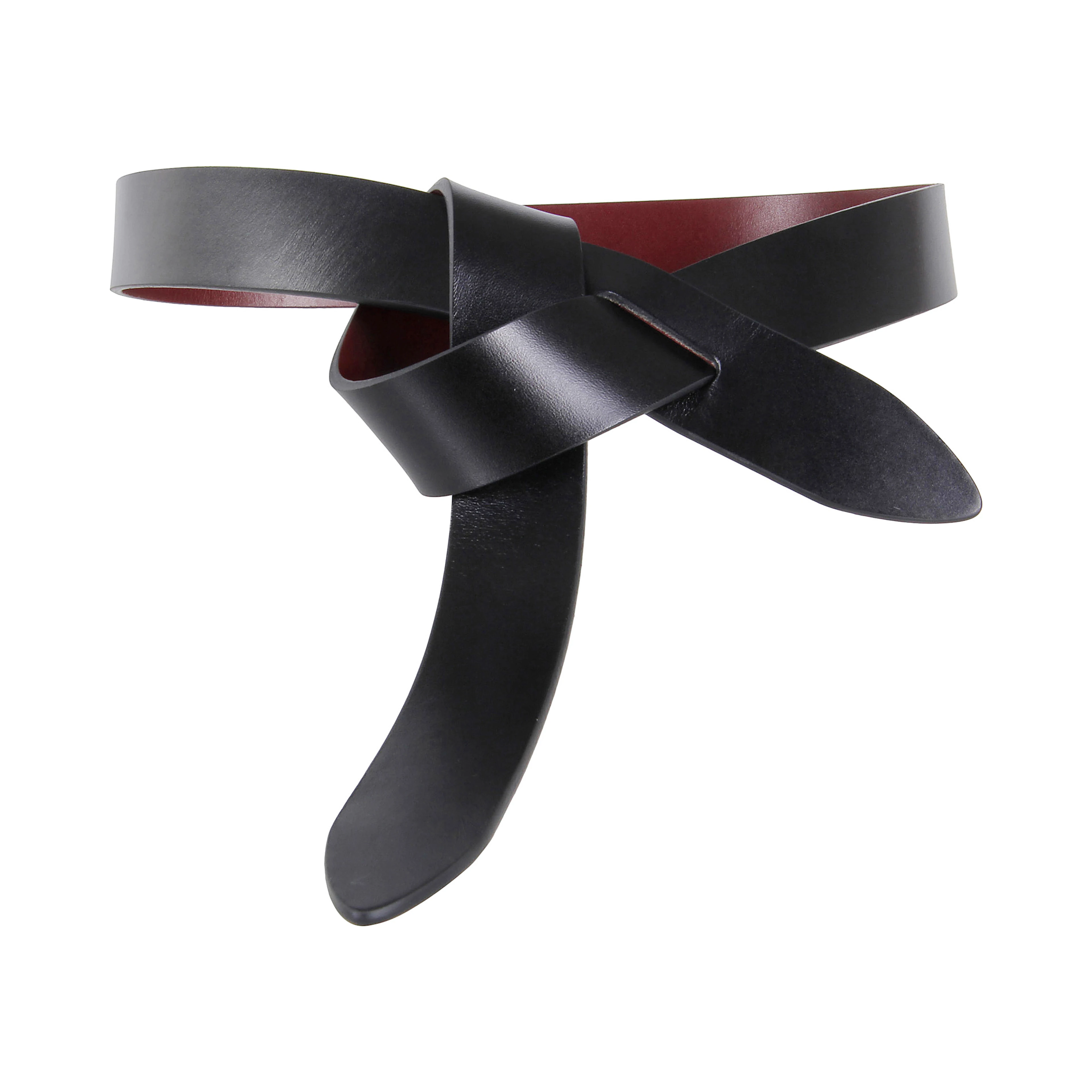 Lecce knotted leather belt
