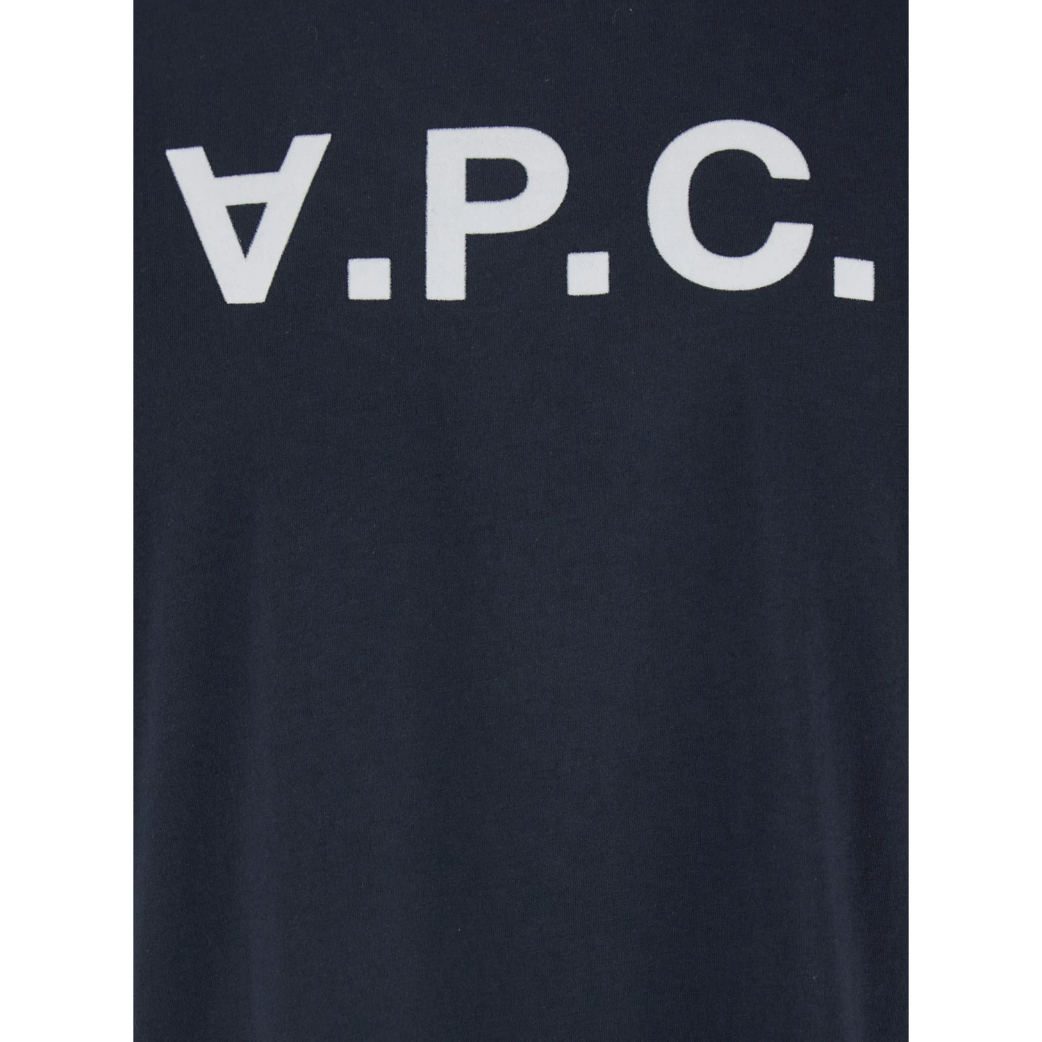 Blue Crewneck T-Shirt with Logo on the Front in Cotton MAn