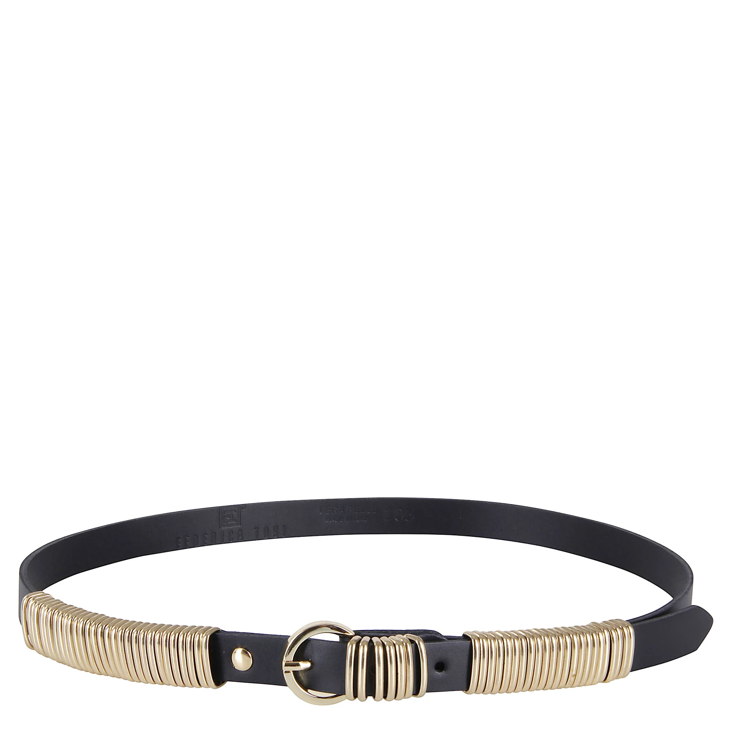 Link-embellished belt