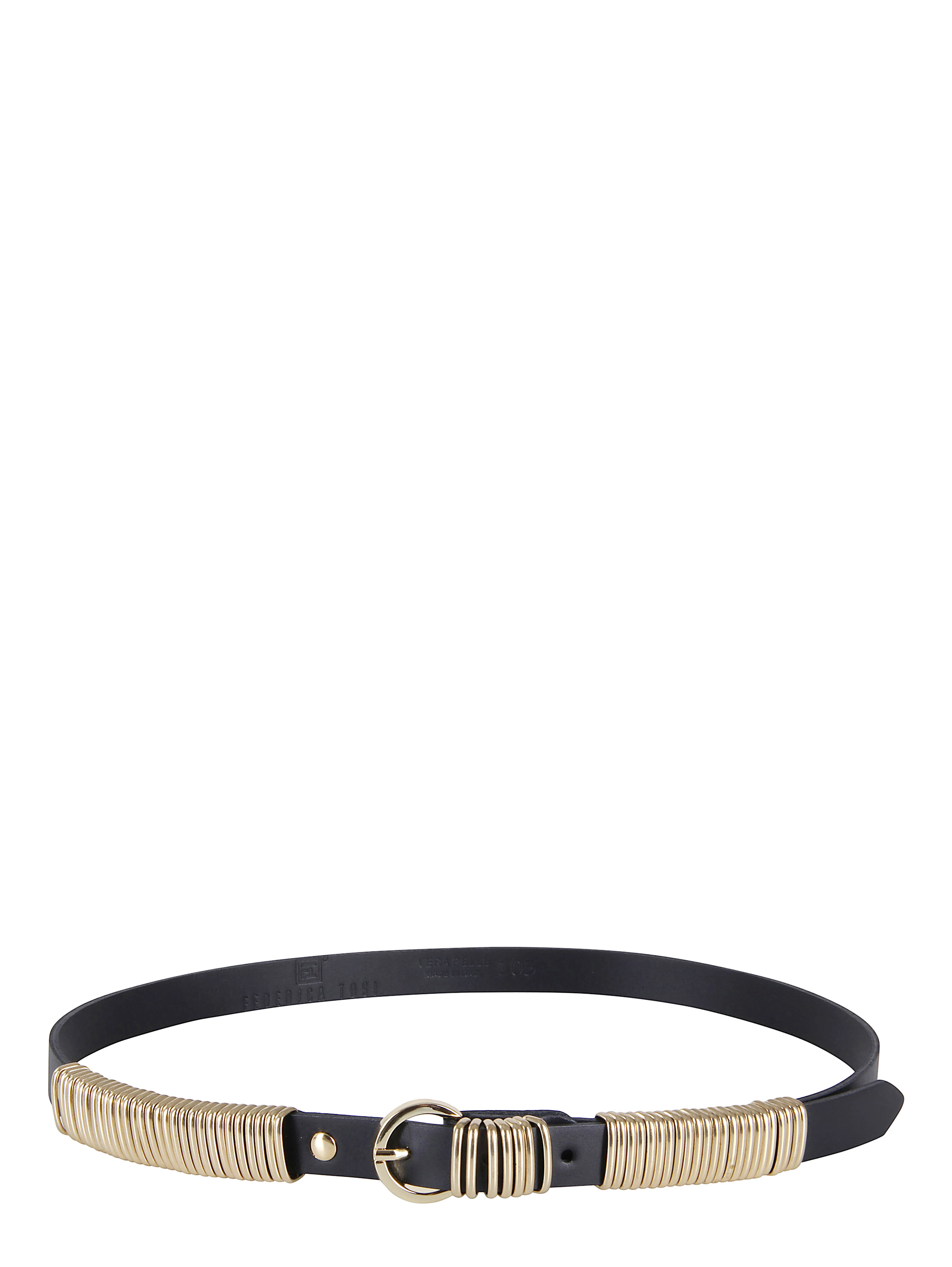 Link-embellished belt
