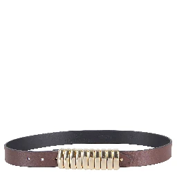 Leather belt