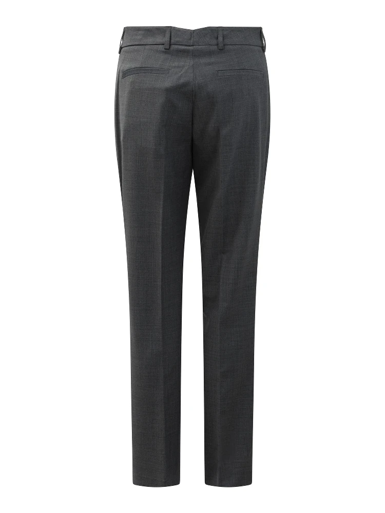 Slim fit pants in wool alternative