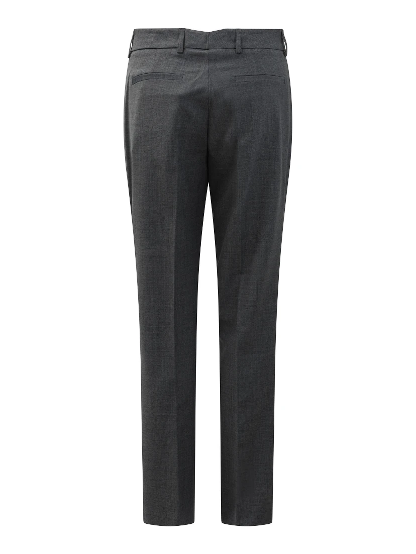 Slim fit pants in wool