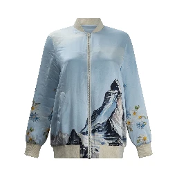 "Zermatt" silk down jacket