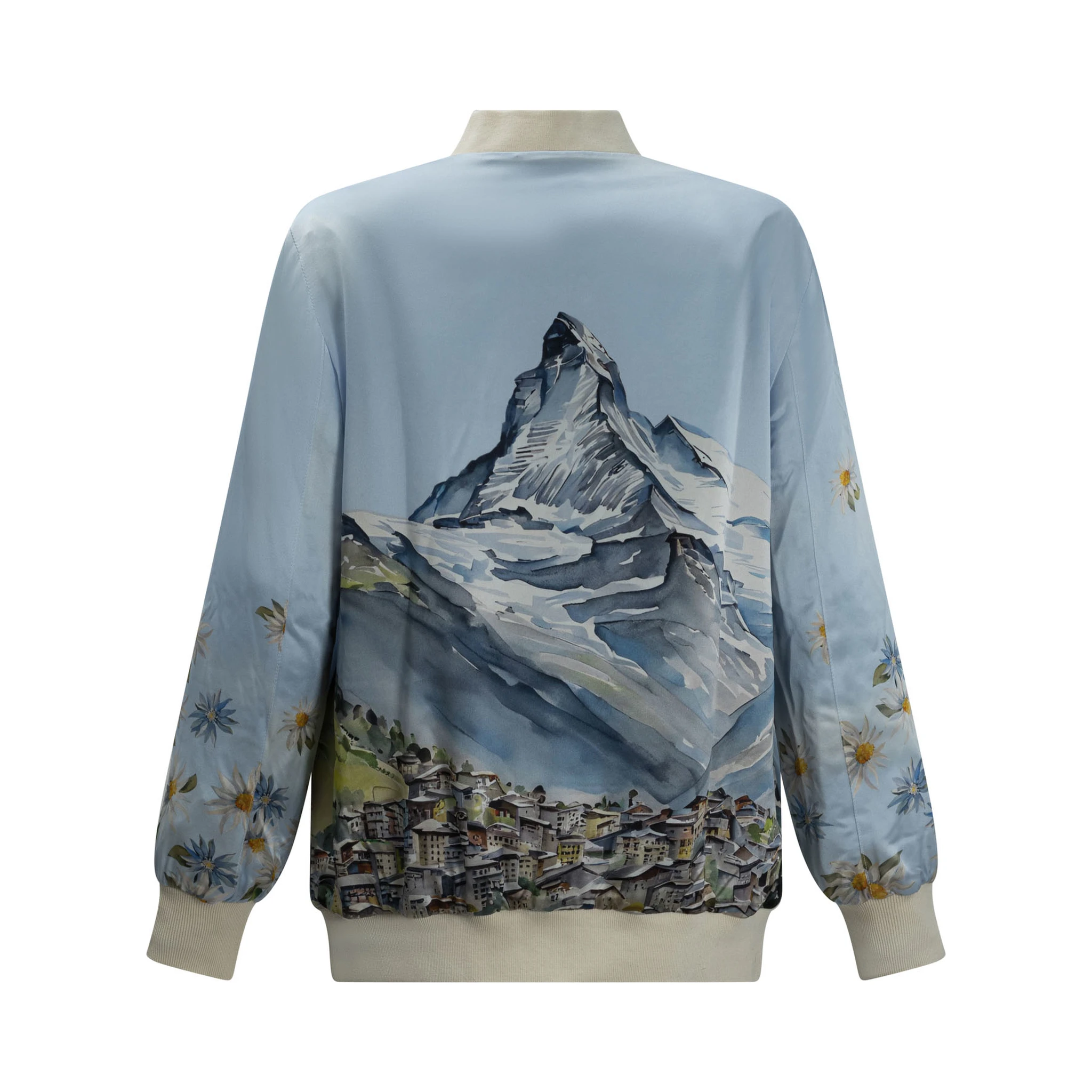 "Zermatt" silk down jacket