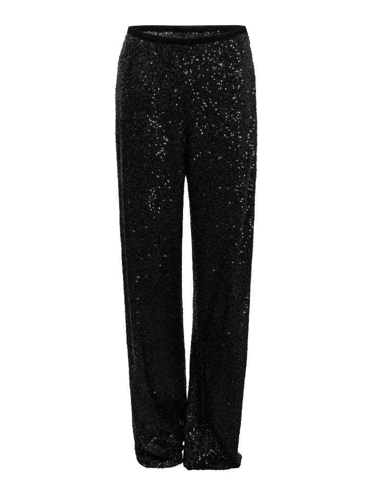 Pants with sequins