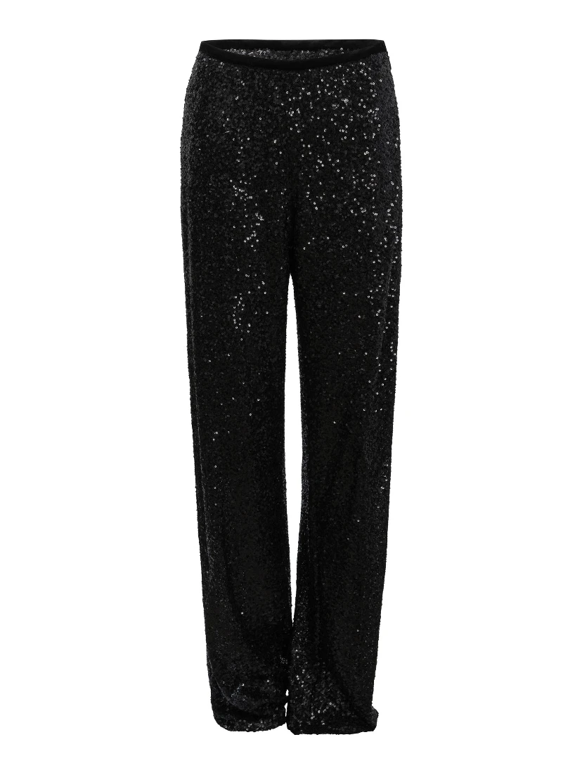 Pants with sequins