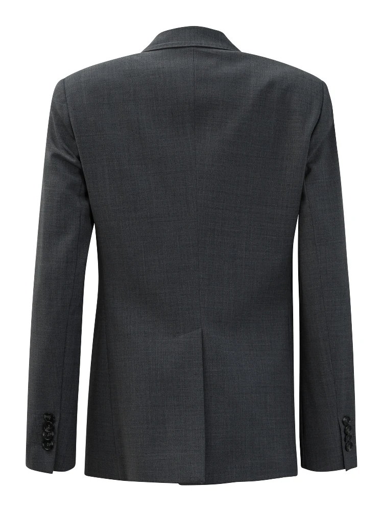 Blazer jacket in wool alternative
