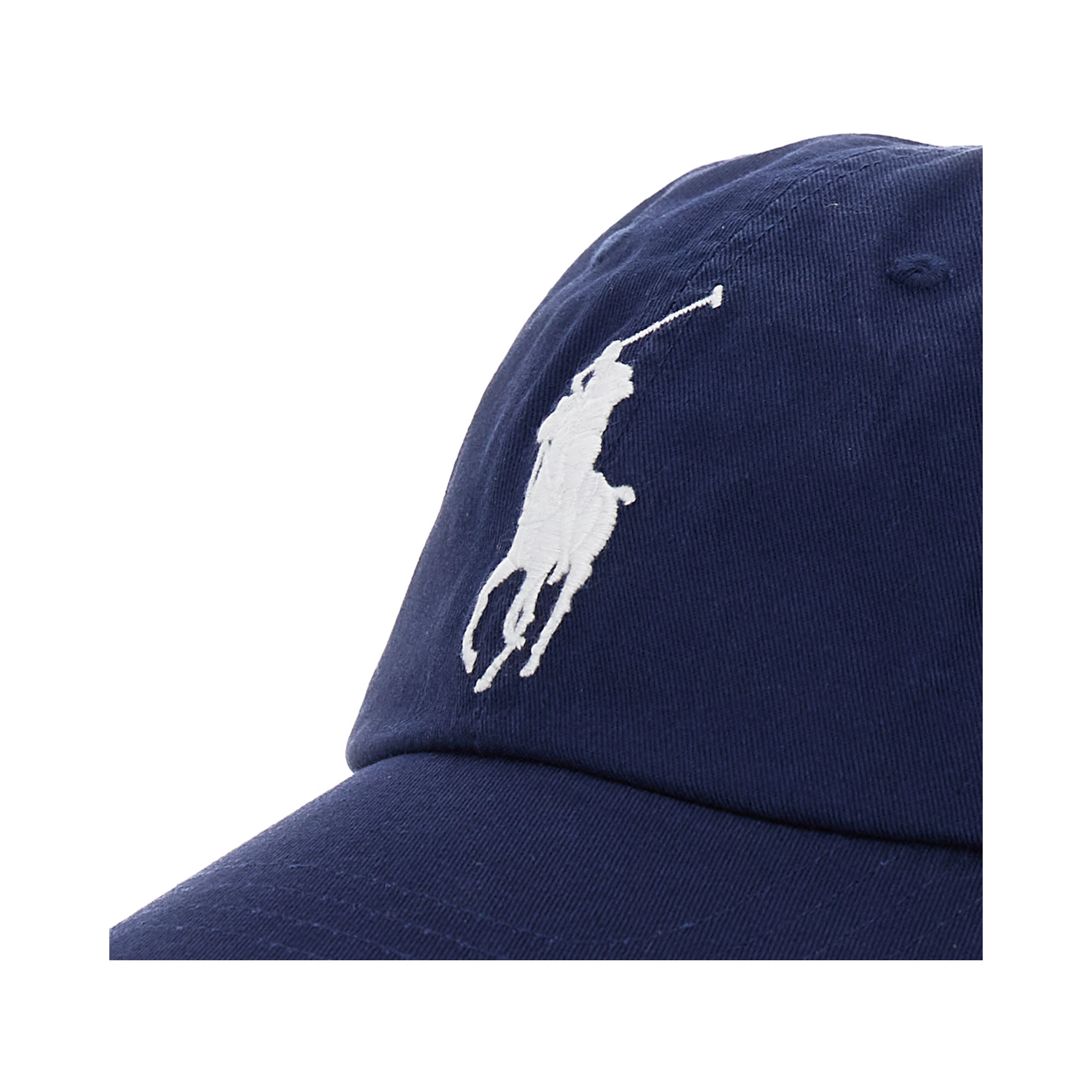 Blue Baseball Cap with Maxi Pony on the Front and Numeric Detail on the Side in Cotton Man