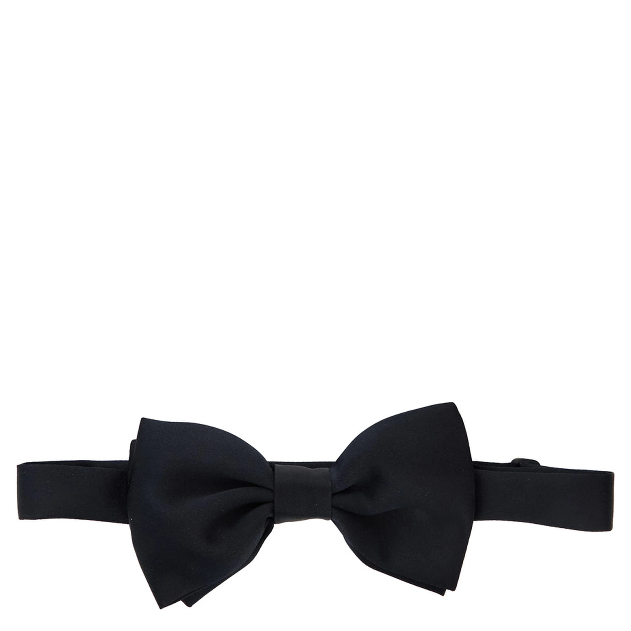 Papillon con Design Pre-annodato in Cotone Blu Uomo