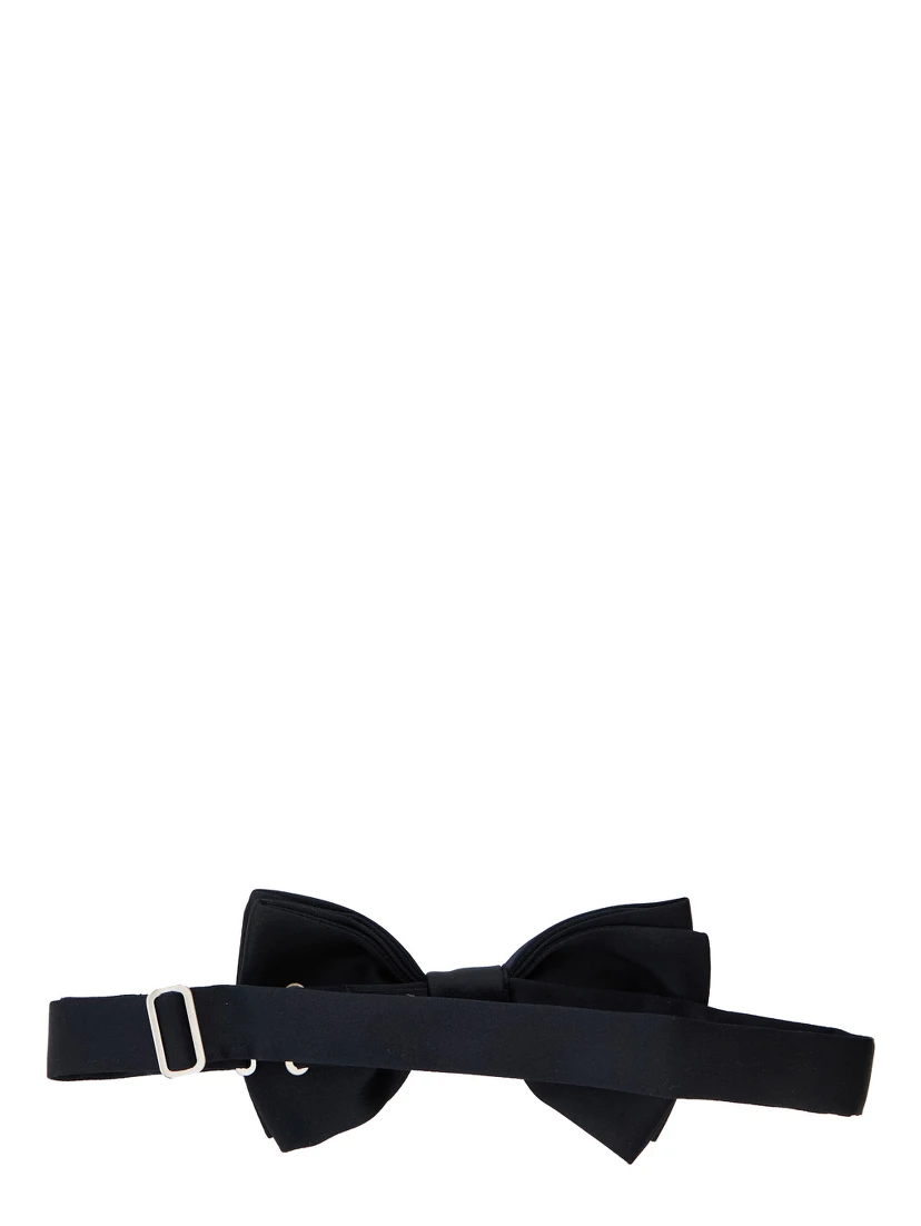 Papillon con Design Pre-annodato in Cotone Blu Uomo