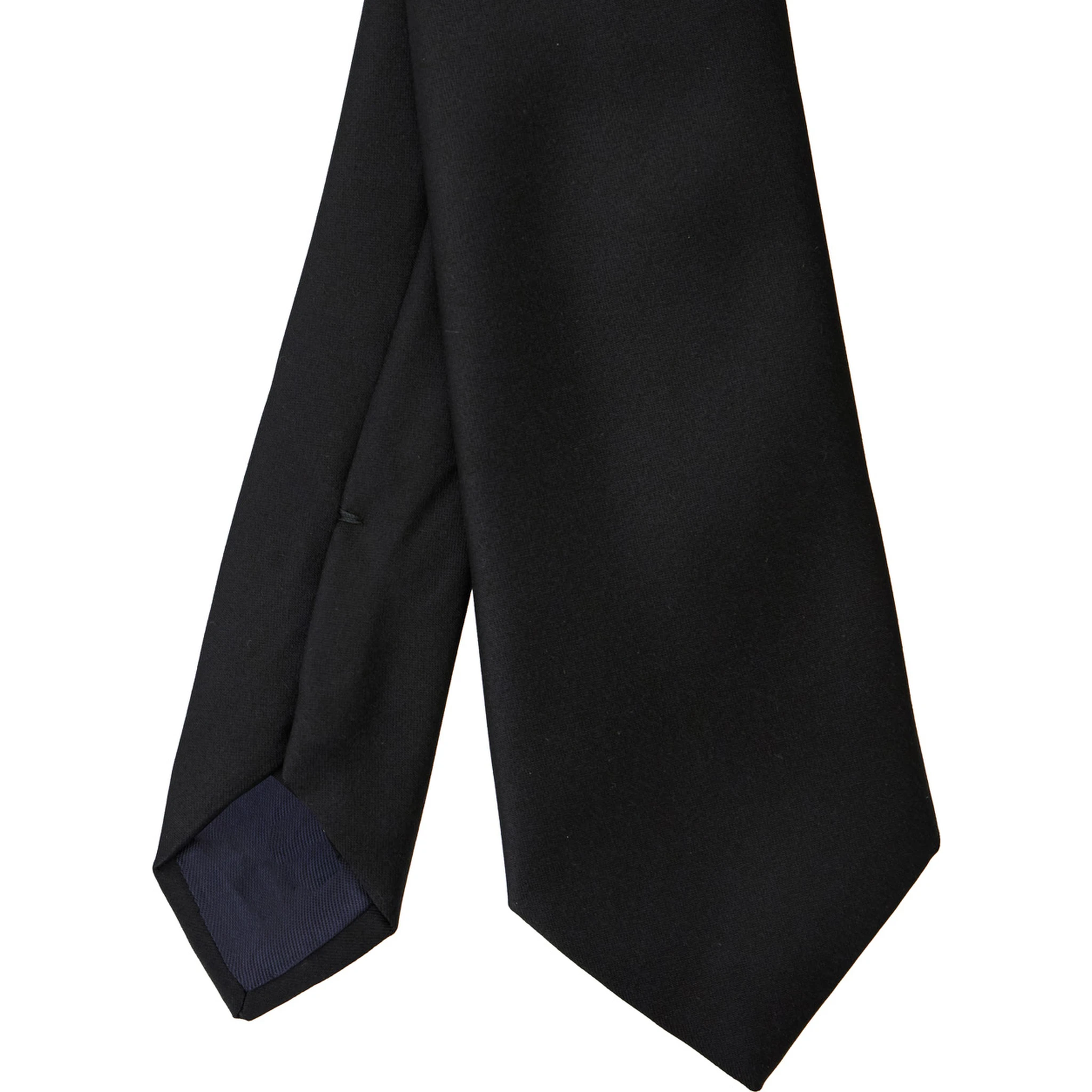 Black Classic Tie in Fabric Man