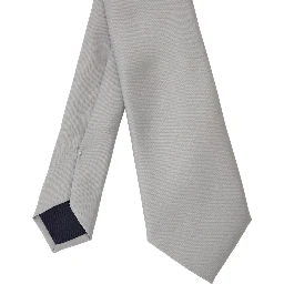 Grey Classic Tie in Fabric Man