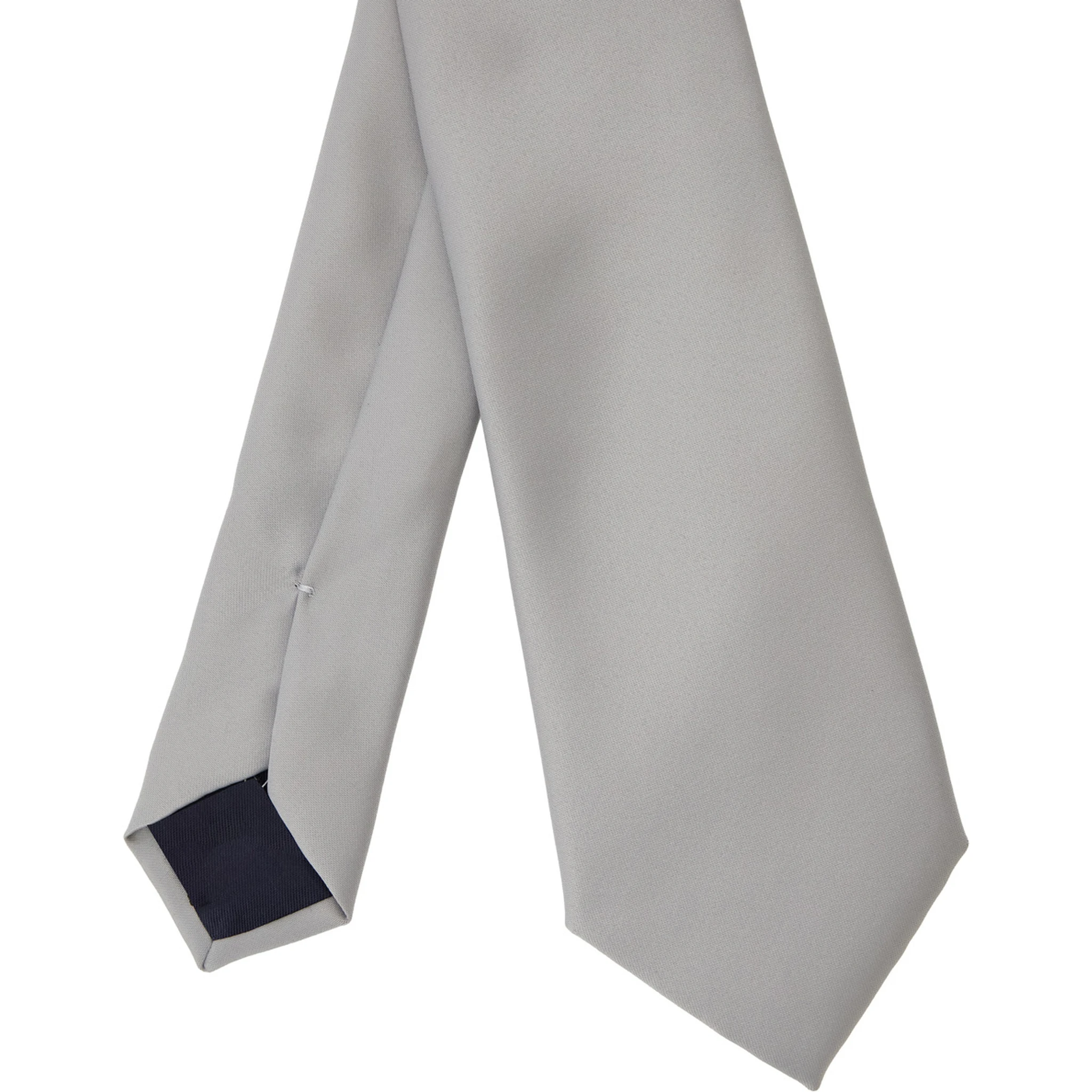 Grey Classic Tie in Fabric Man