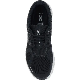 Cloud 6 Black Low Top Sneakers with Mesh Details and Logo on the Side in Tech Fabric Man