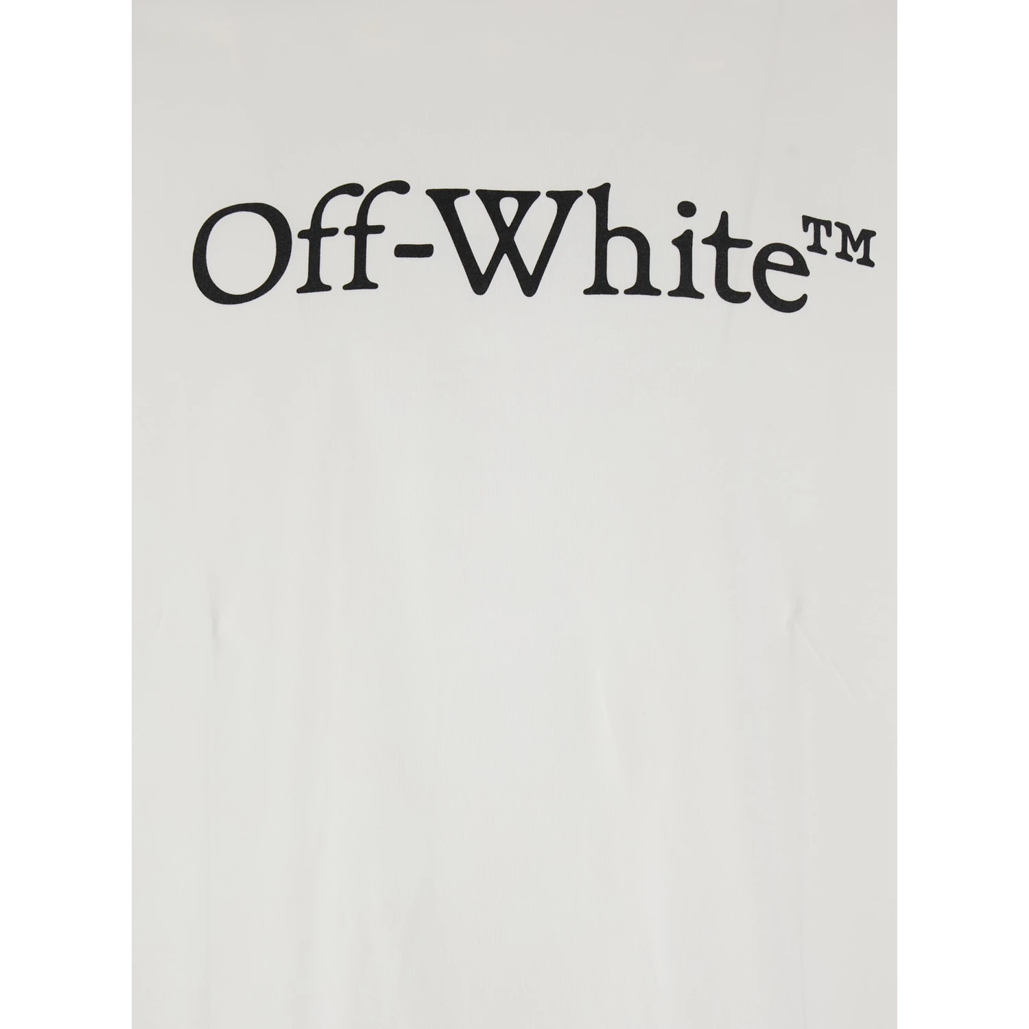 White Oversized T-Shirt with Contrasting Logo Lettering Print in Cotton Man