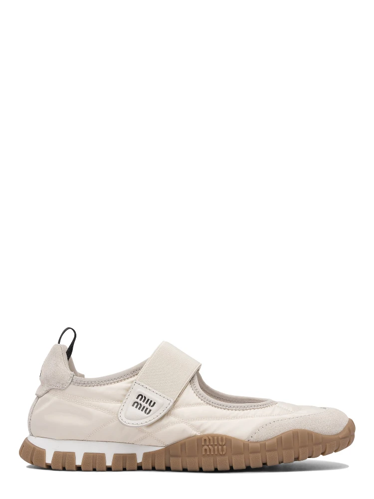 Sport Quilted Nylon Mary Jane Sneaker