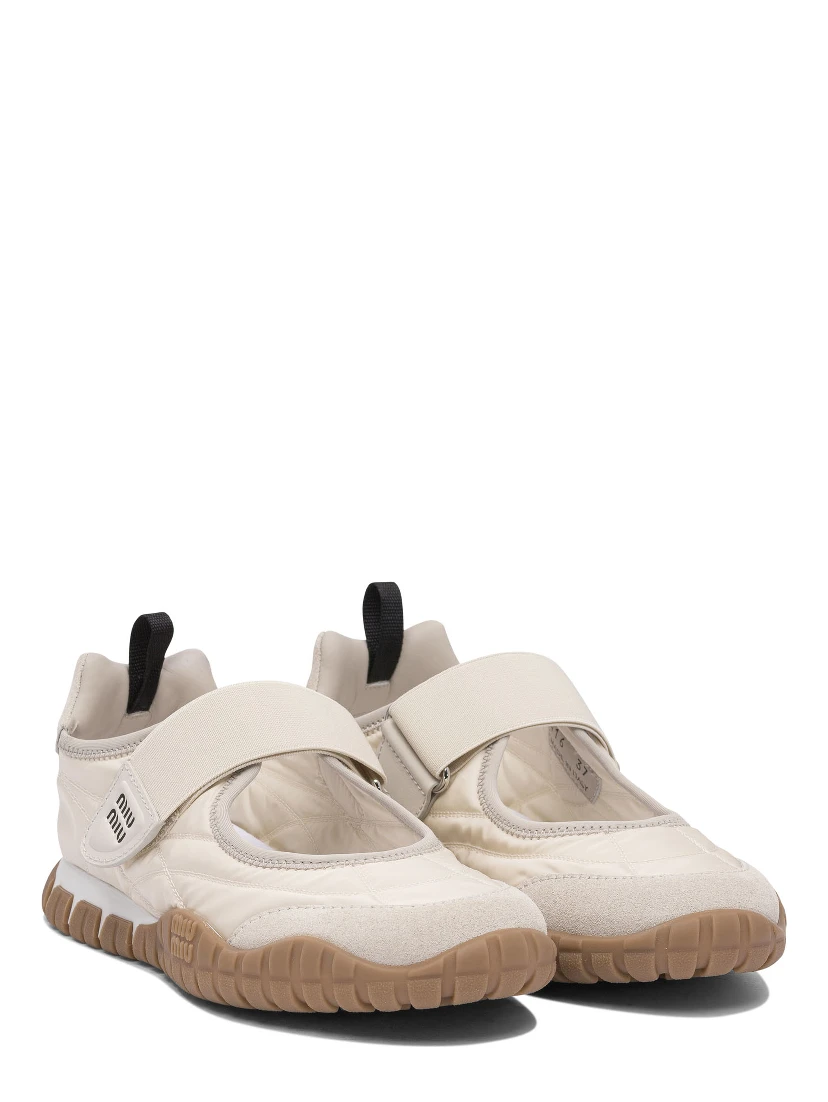 Sport Quilted Nylon Mary Jane Sneaker