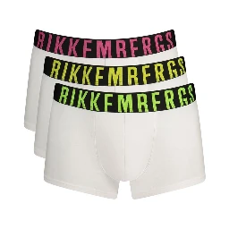 White Cotton Men Boxer Short