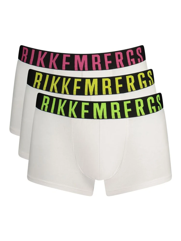 White Cotton Men Boxer Short