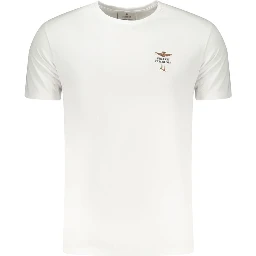 White Cotton Men's T-Shirt