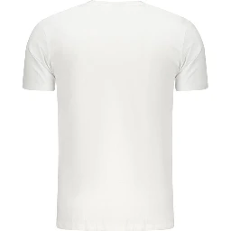 White Cotton Men's T-Shirt