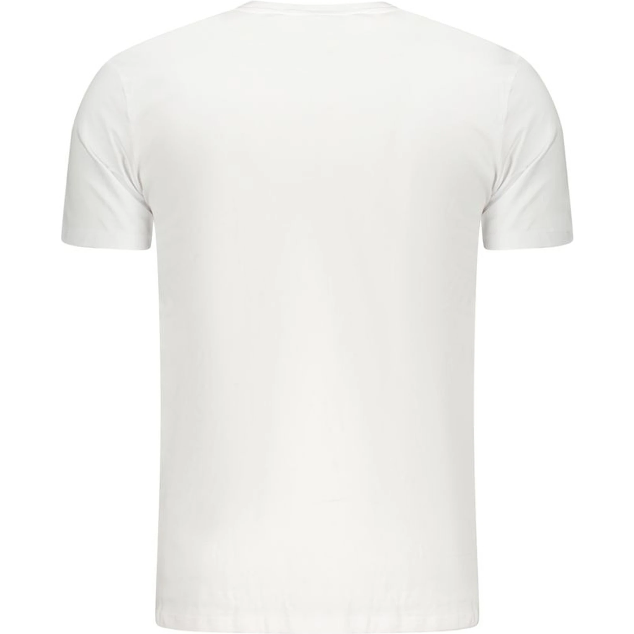 White Cotton Men's T-Shirt