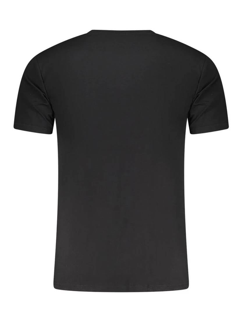 Black Cotton Men Underwear Shirt