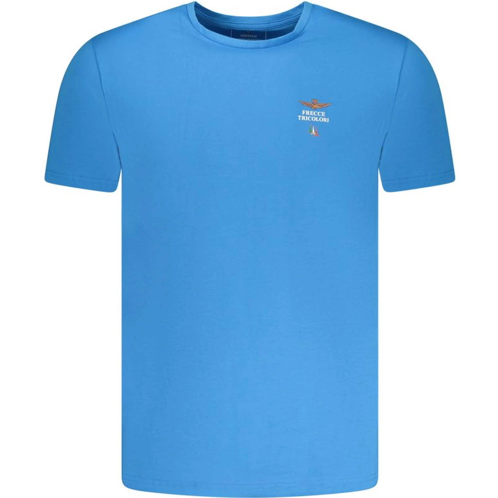 Blue Cotton Men Underwear Shirt