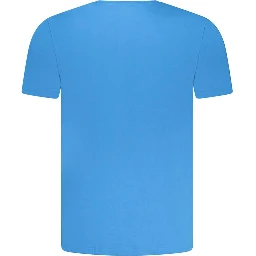 Blue Cotton Men Underwear Shirt