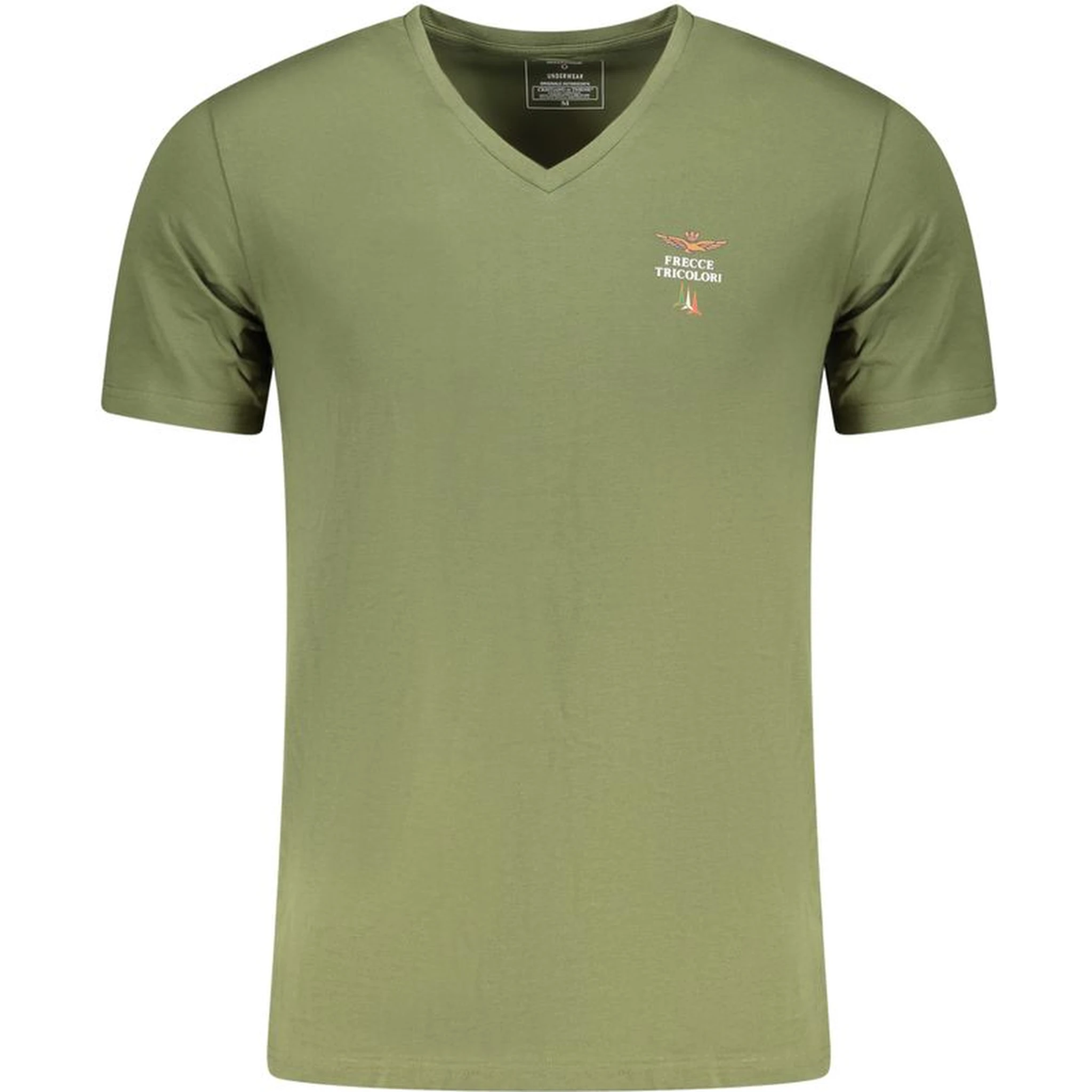 Green Cotton Men Underwear Shirt