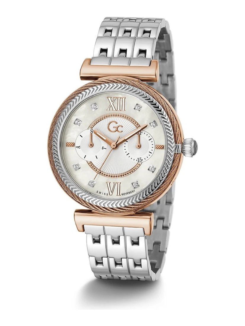 Gray Stainless Steel Dress Watch