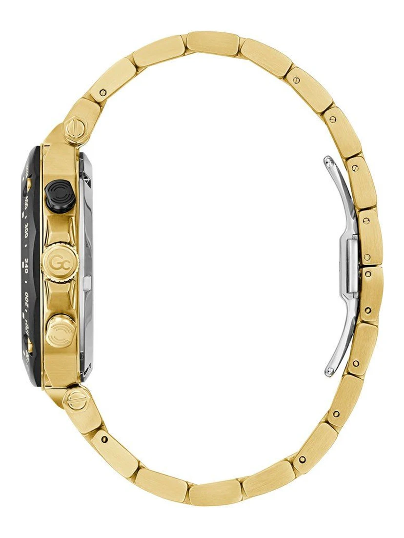 Gold Stainless Steel Sport Watch