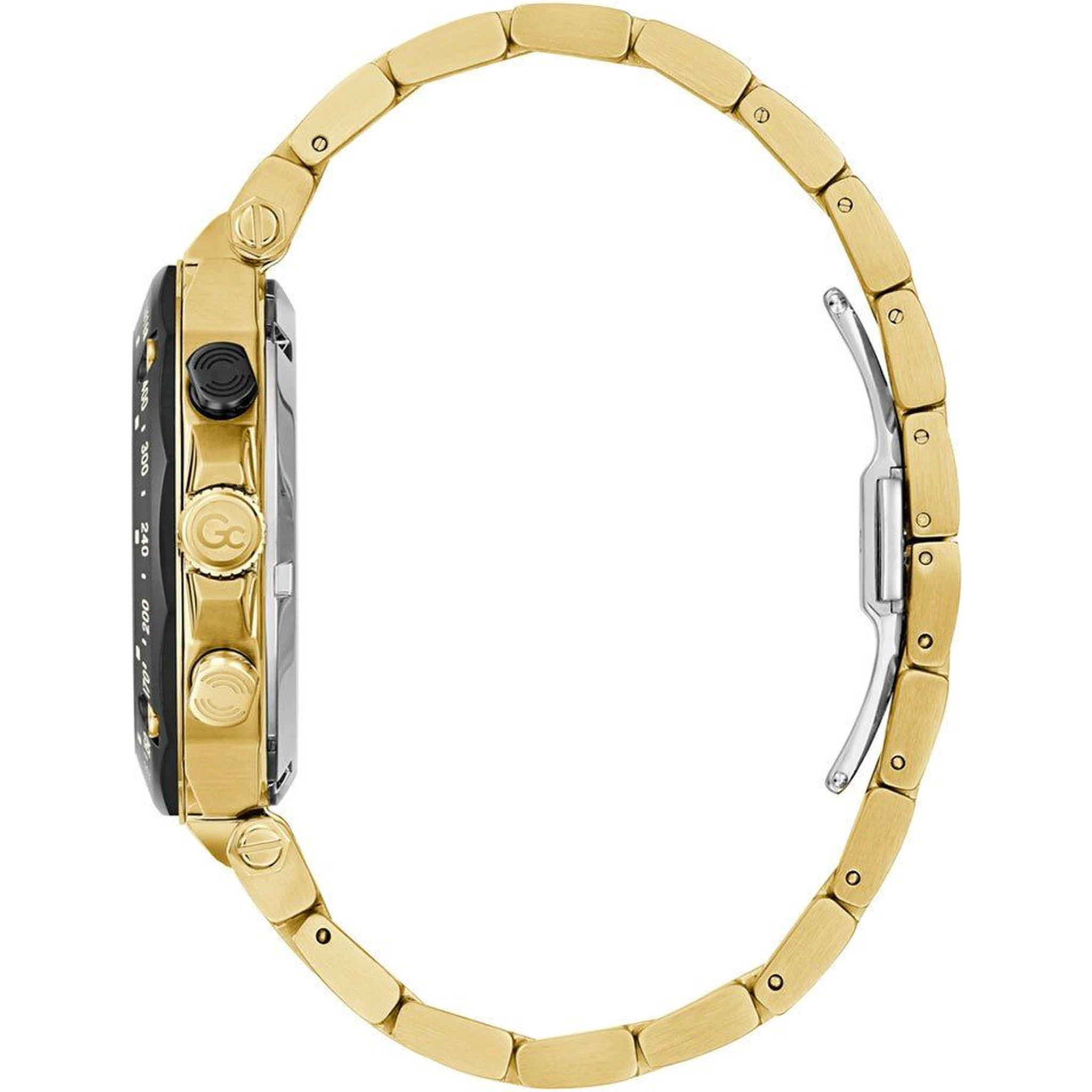 Gold Stainless Steel Sport Watch