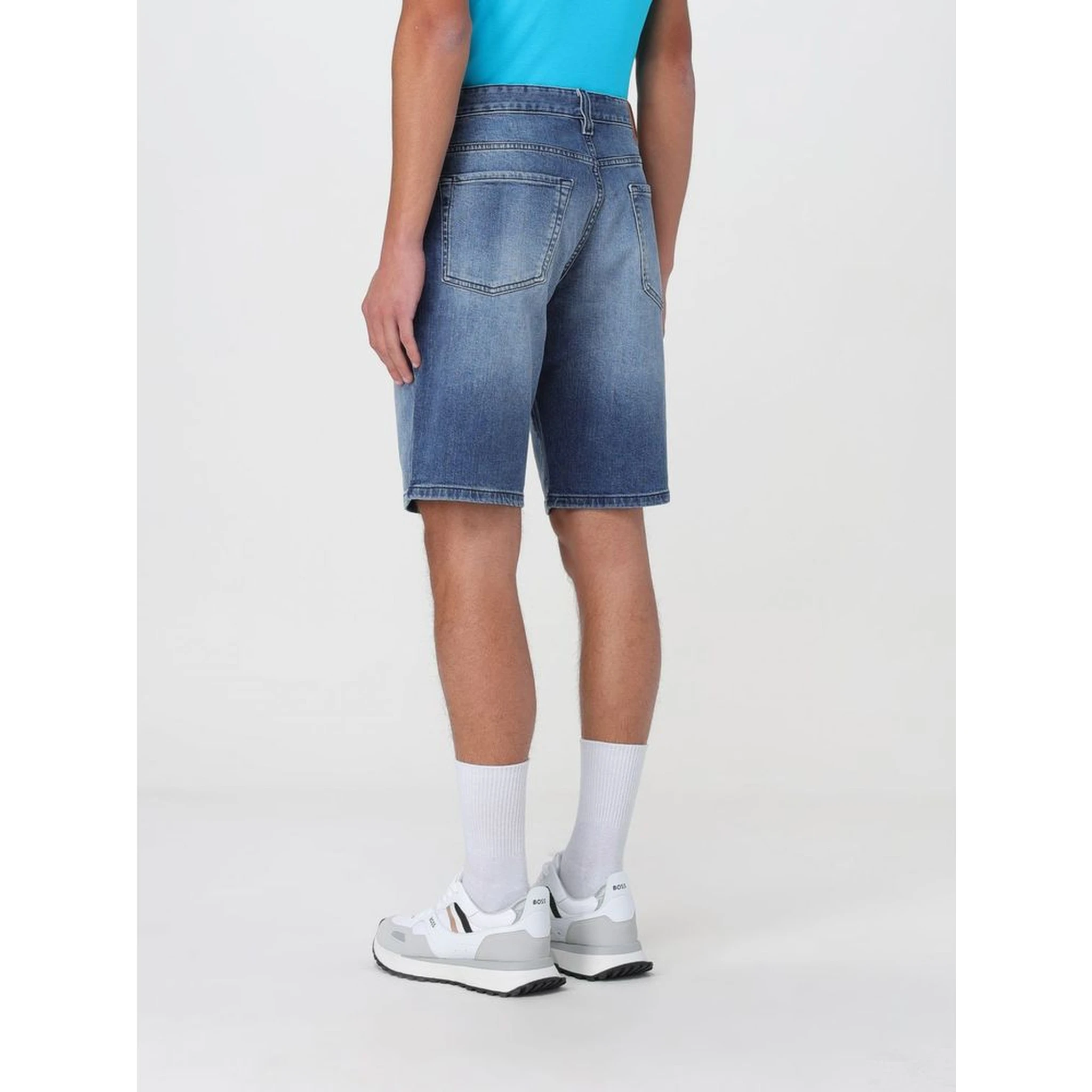 Blue Denim Shorts