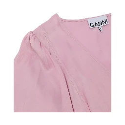 Pink Satin Tank Tops
