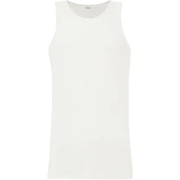 White Cotton Sleveless Jacket