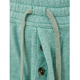 Green Cotton Cargo Pants