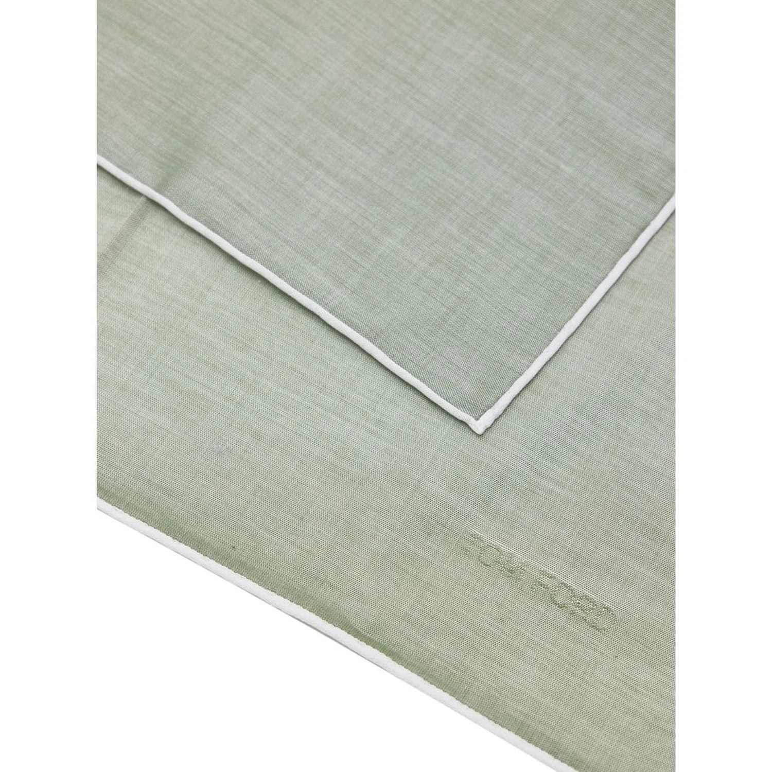 Green Cotton Pocket Square