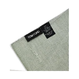 Green Cotton Pocket Square
