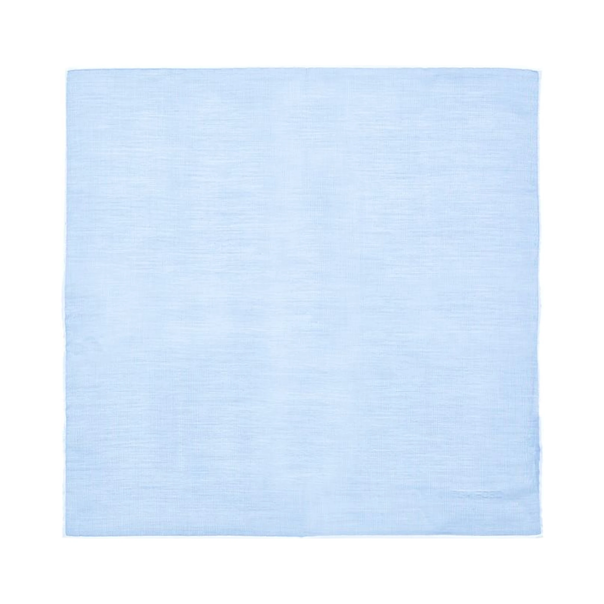 Blue Cotton Pocket Square