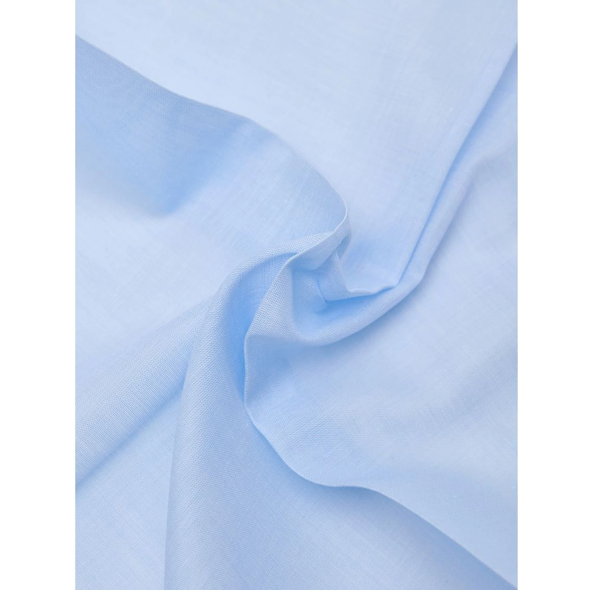 Blue Cotton Pocket Square